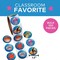1 1/2" Multicolor Tropical Sea Creatures Paper Sticker Roll 100 Pc